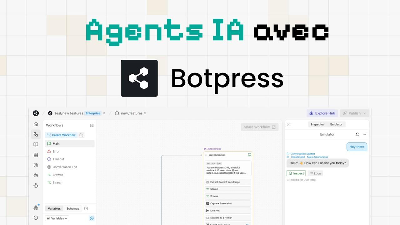 Botpress : guide pour débuter et comprendre la plateforme en 2026